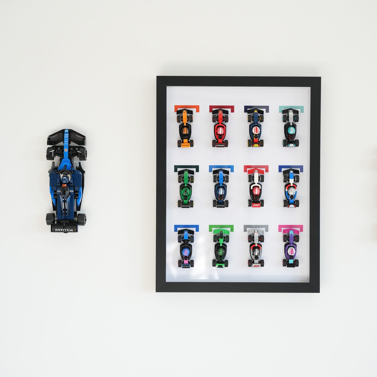Display case for LEGO® F1® Collectible Race Cars