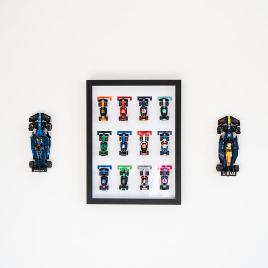 Display case for LEGO® F1® Collectible Race Cars