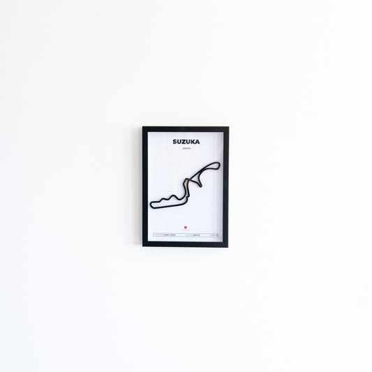 F1 Circuit Framed Display (3D Circuit)