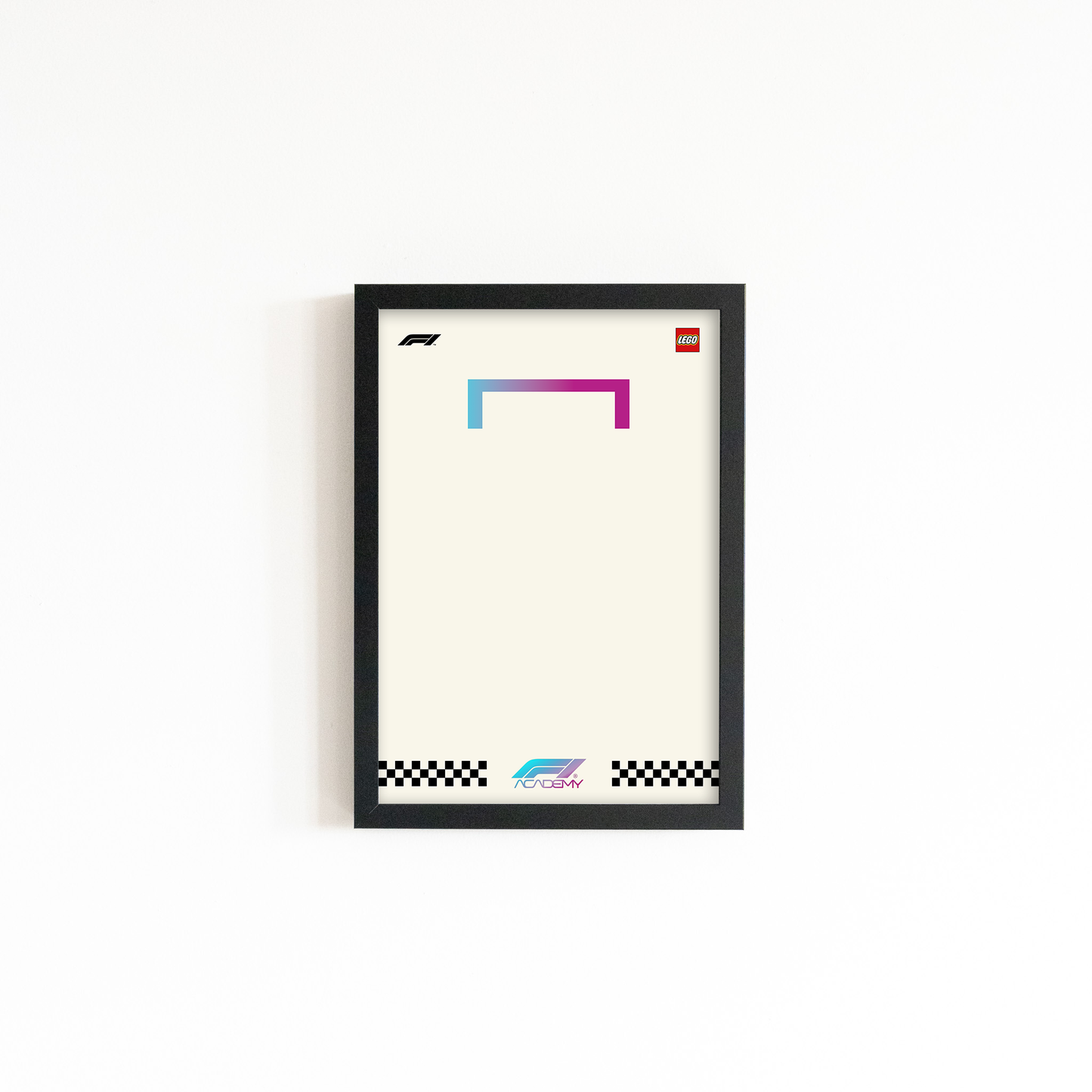 LEGO® F1 Speed Champions Display Frame – Wall Mount for F1 Cars