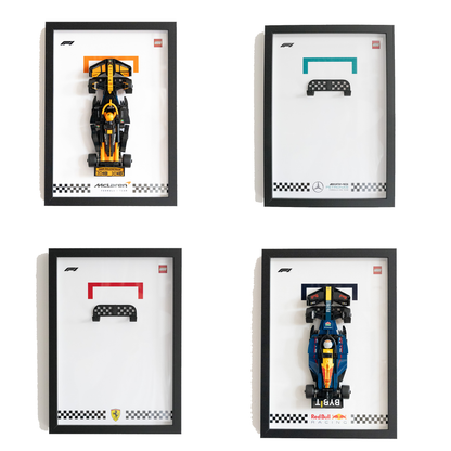 Framed Display for F1 LEGO® Speed Champions [Wall Mounted]