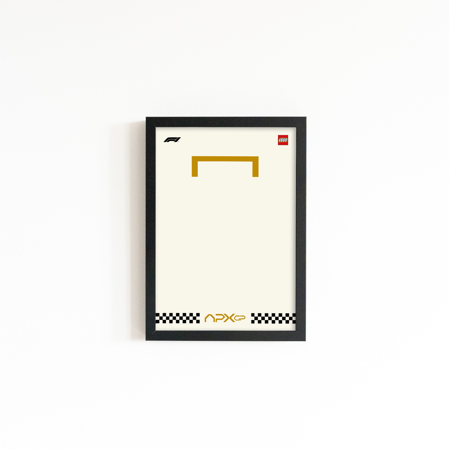 LEGO® F1 Speed Champions Display Frame – Wall Mount for F1 Cars