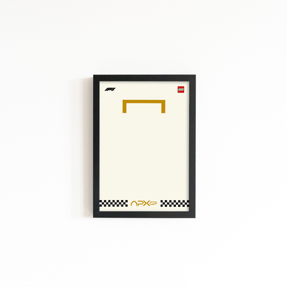 LEGO® F1 Speed Champions Display Frame – Wall Mount for F1 Cars