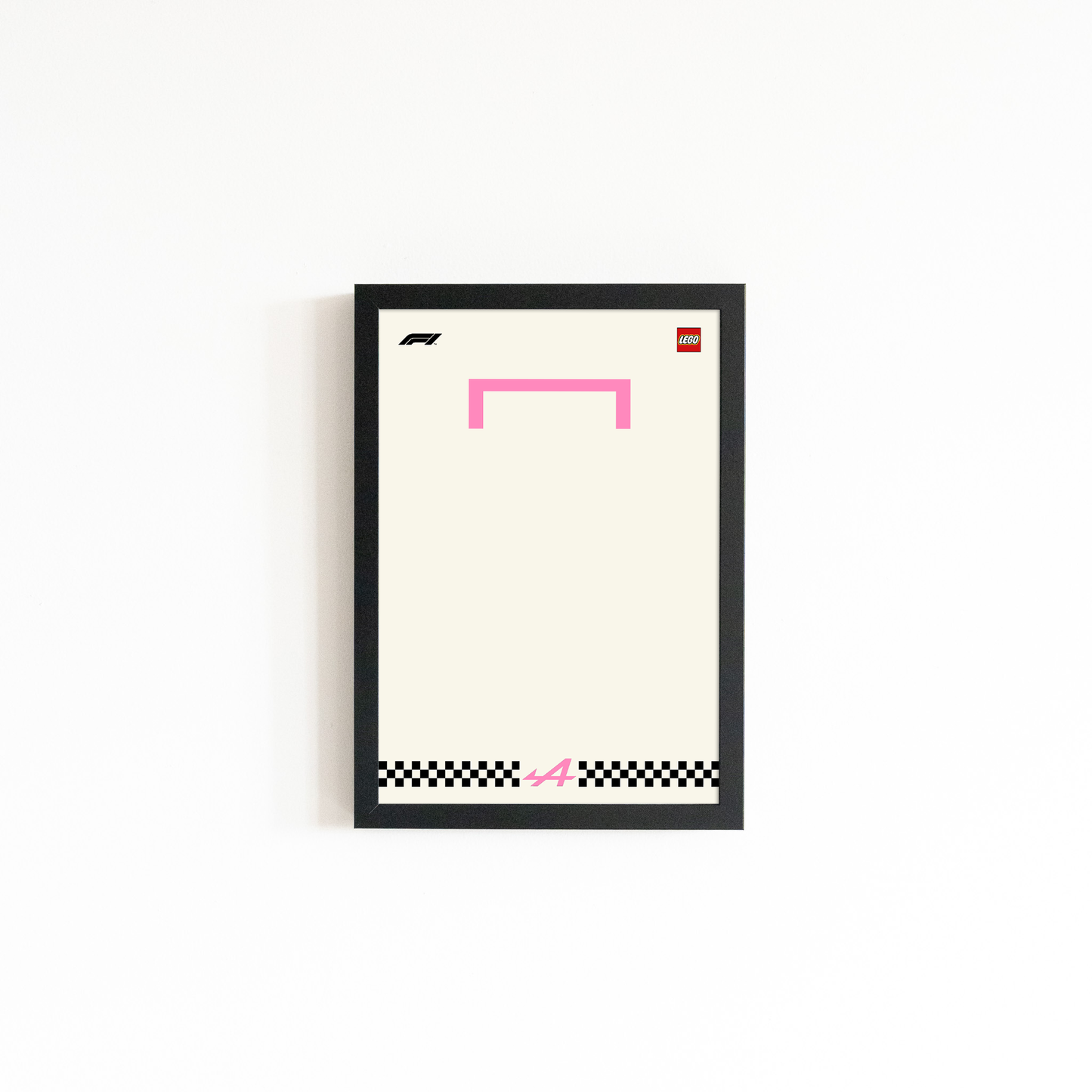 Framed Display for F1 LEGO® Speed Champions [Wall Mounted]