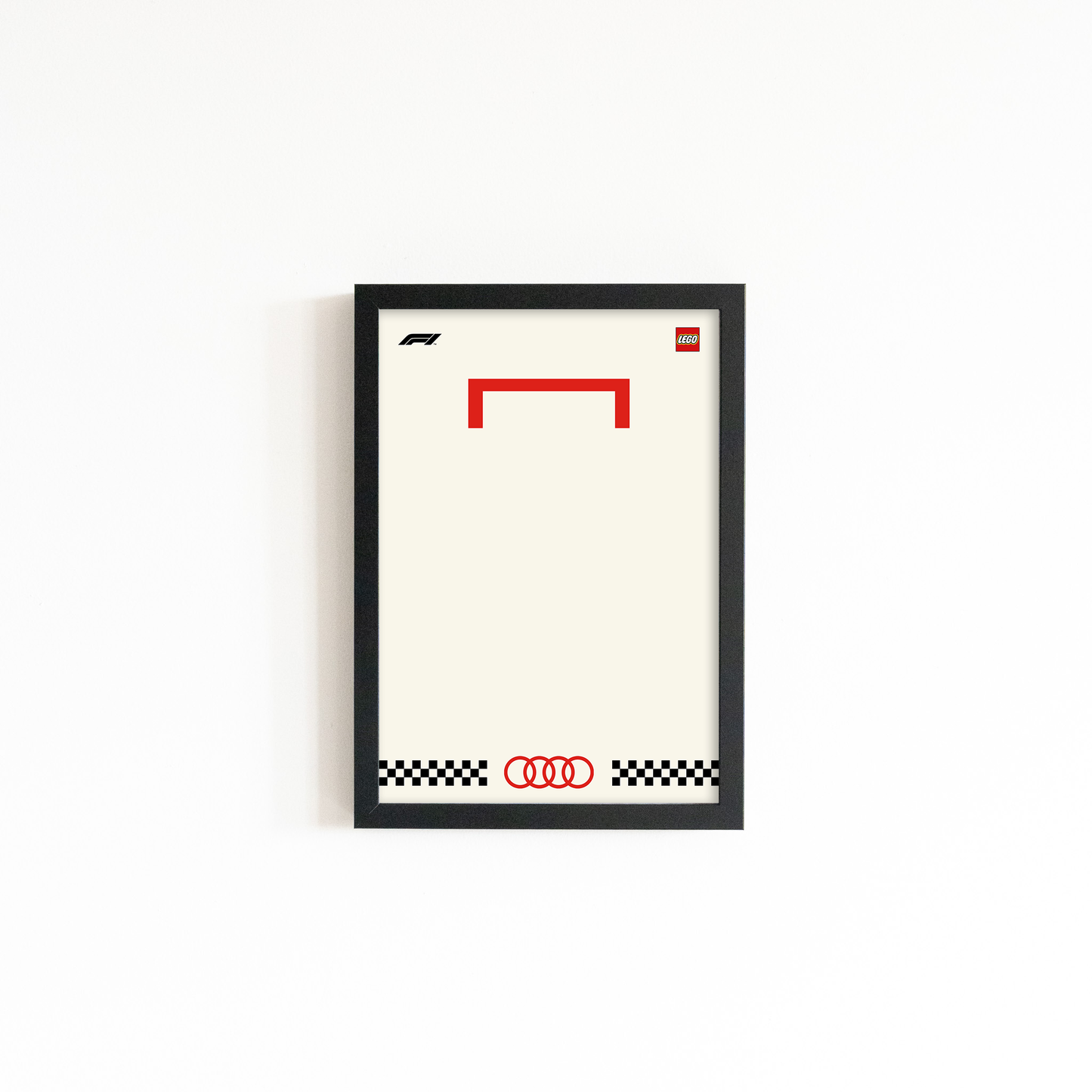 LEGO® F1 Speed Champions Display Frame – Wall Mount for F1 Cars