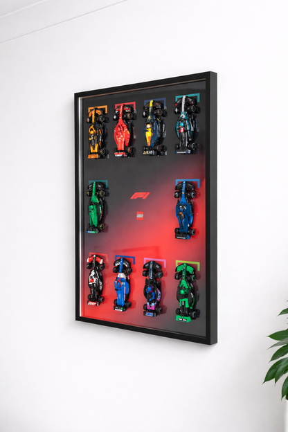 Display Frame for LEGO® Speed Champions F1 Collection