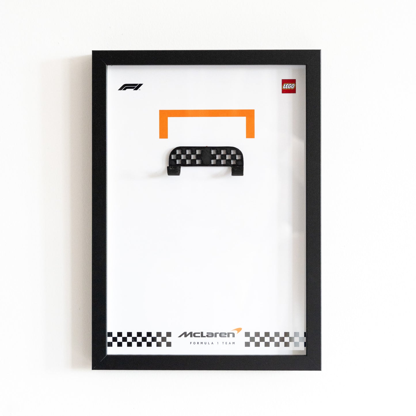 Framed Display for F1 LEGO® Speed Champions [Wall Mounted]