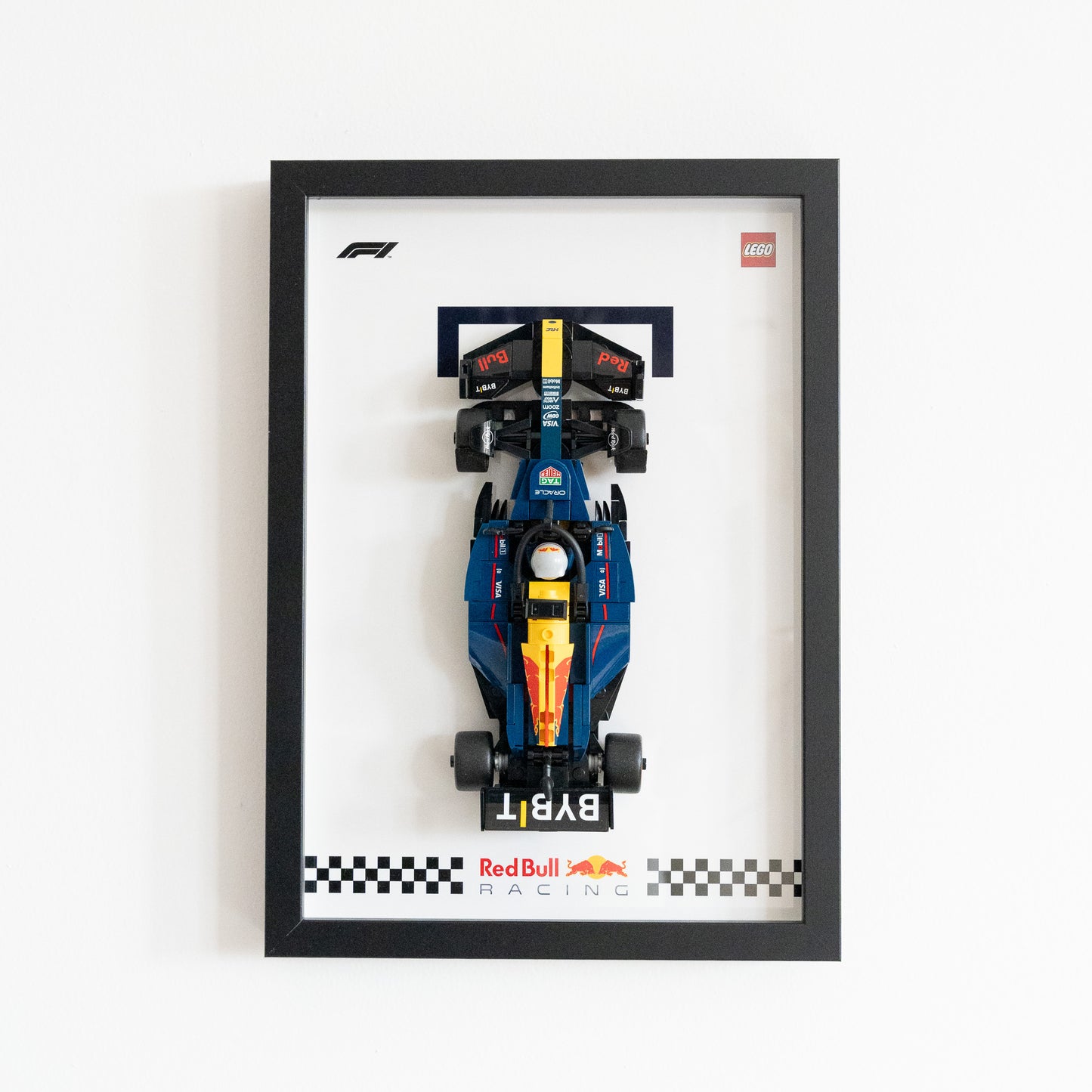 Framed Display for F1 LEGO® Speed Champions [Wall Mounted]