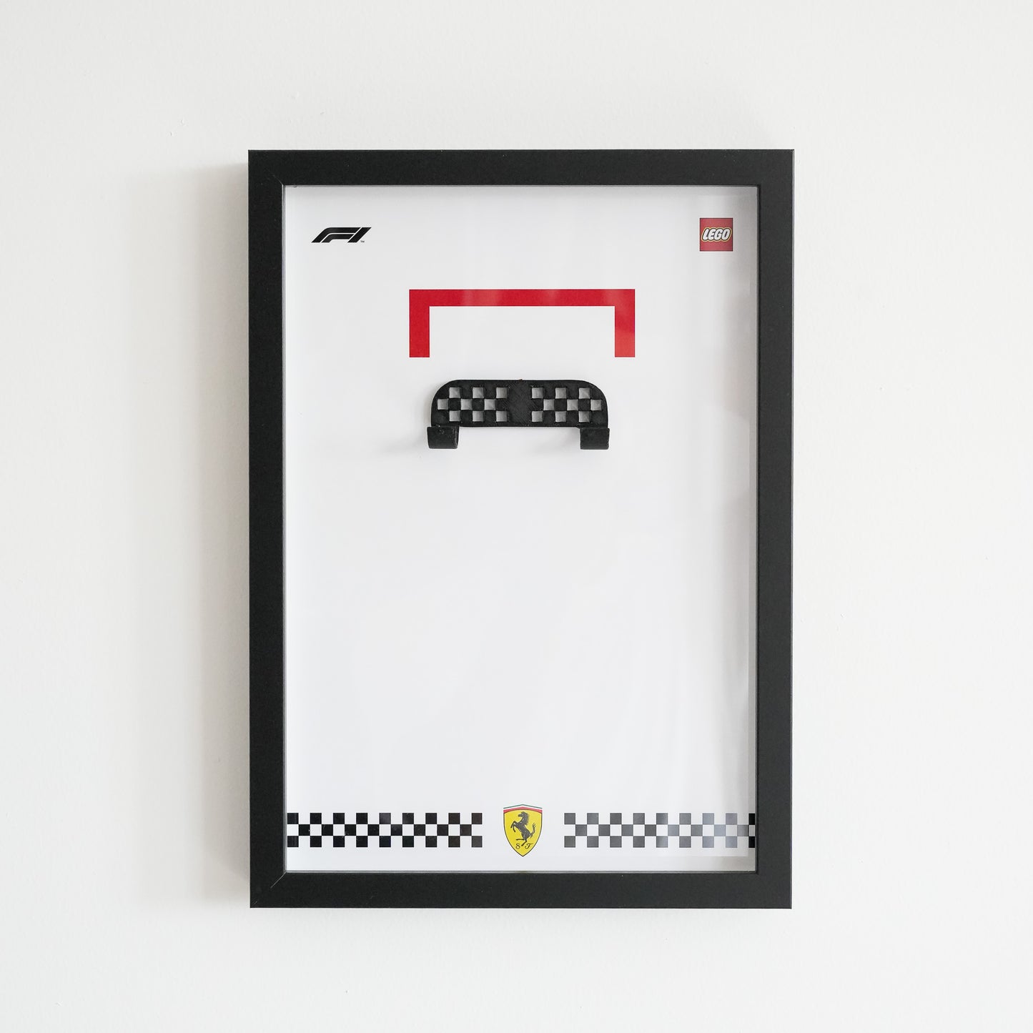 Framed Display for F1 LEGO® Speed Champions [Wall Mounted]