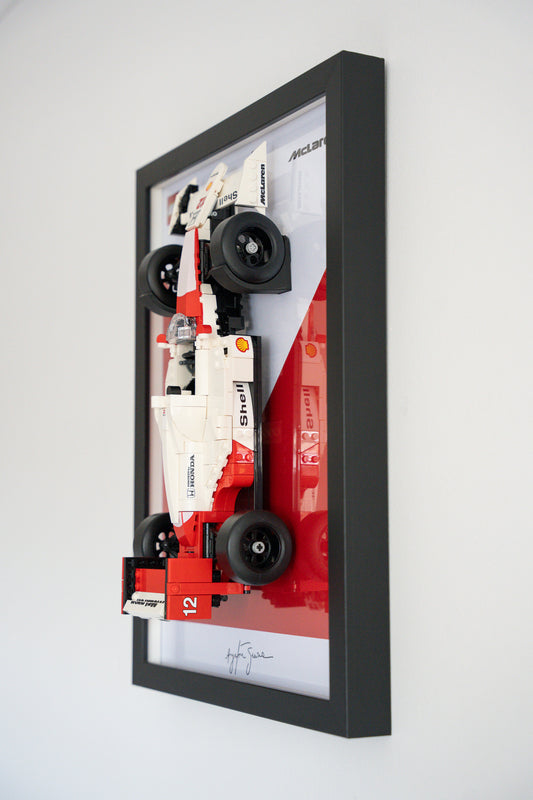 Framed Display for LEGO® ICONS™ McLaren MP4/4 [Wall Mounted]