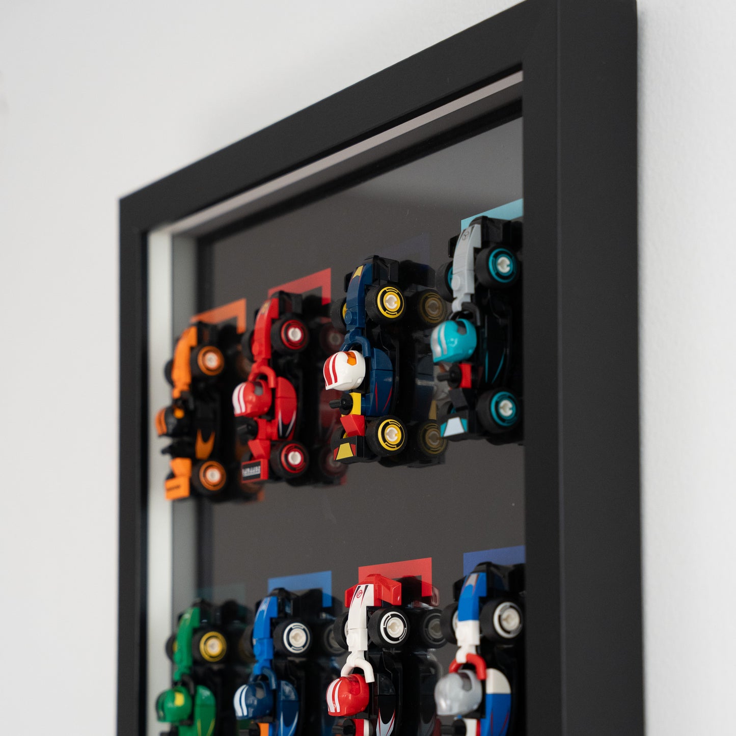 Display case for LEGO® F1® Collectible Race Cars