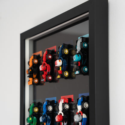 Display case for LEGO® F1® Collectible Race Cars