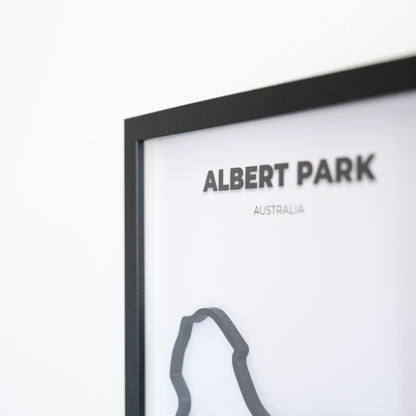 F1 Circuit Framed Display (3D Circuit)