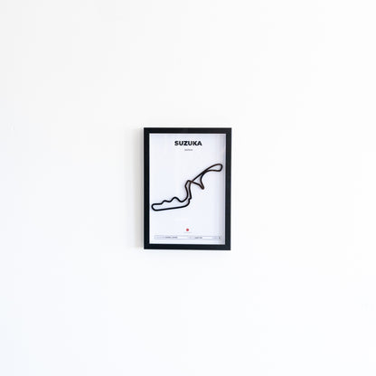F1 Circuit Framed Display (3D Circuit)