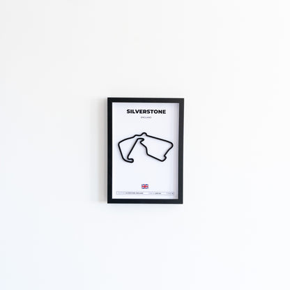 F1 Circuit Framed Display (3D Circuit)