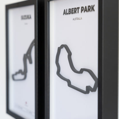 F1 Circuit Framed Display (3D Circuit)