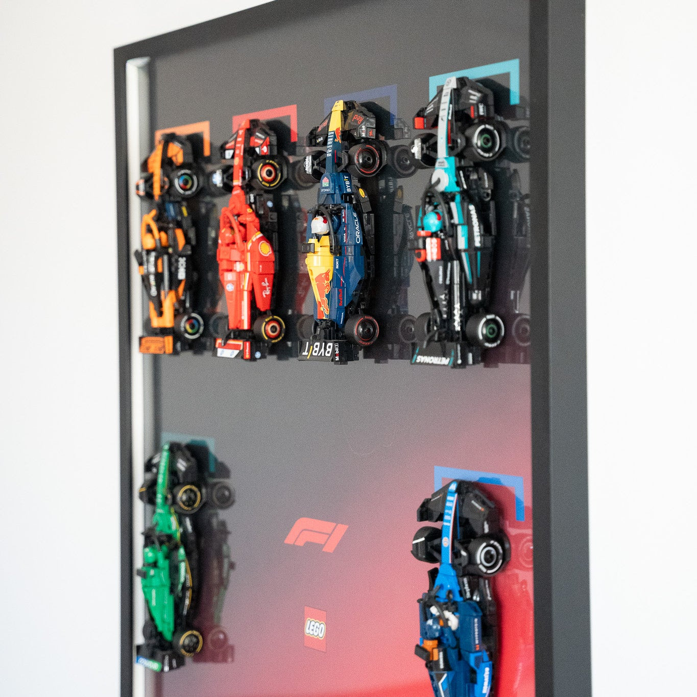 Display Frame for LEGO® Speed Champions F1 Collection