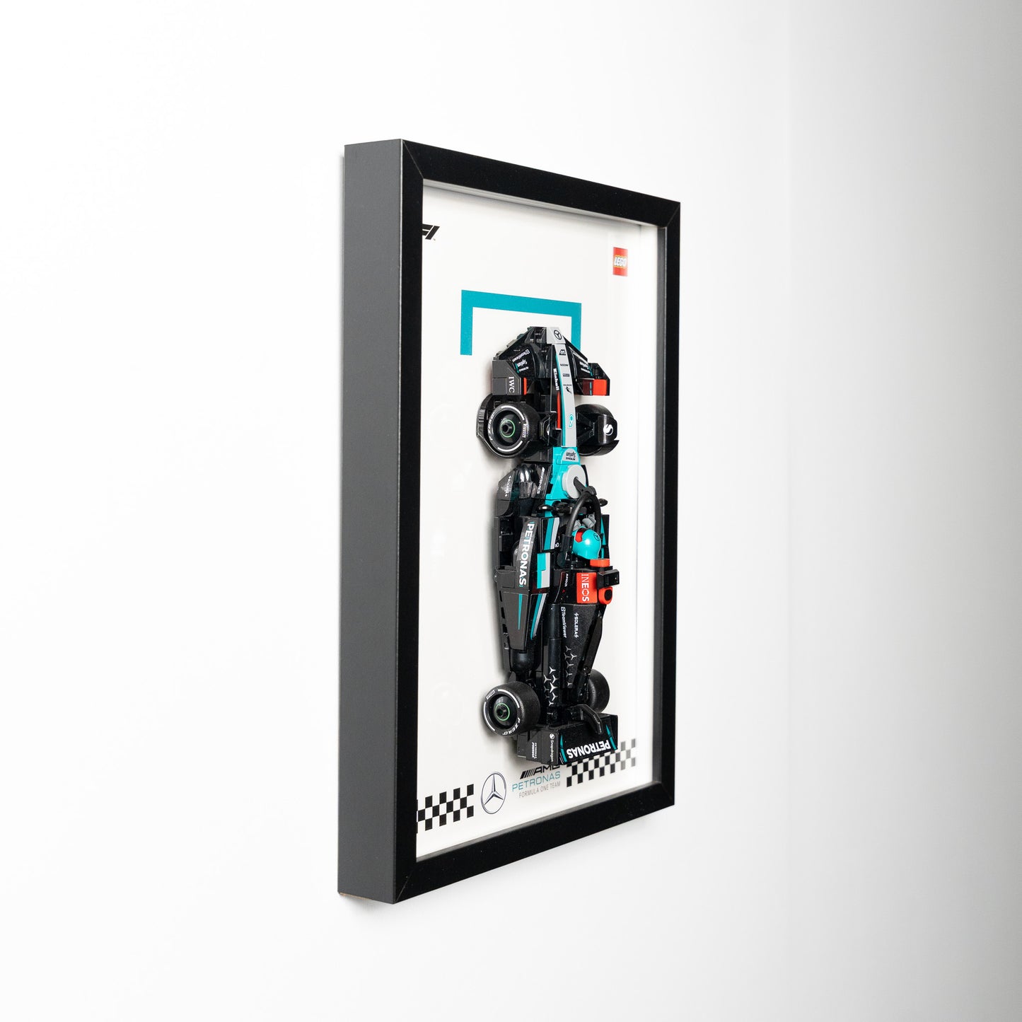 LEGO® F1 Speed Champions Display Frame – Wall Mount for F1 Cars