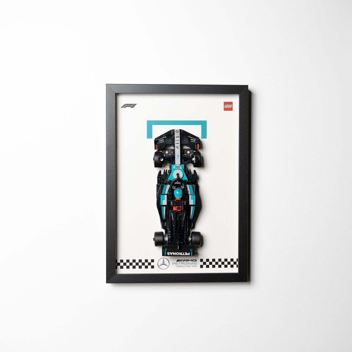 LEGO® F1 Speed Champions Display Frame – Wall Mount for F1 Cars