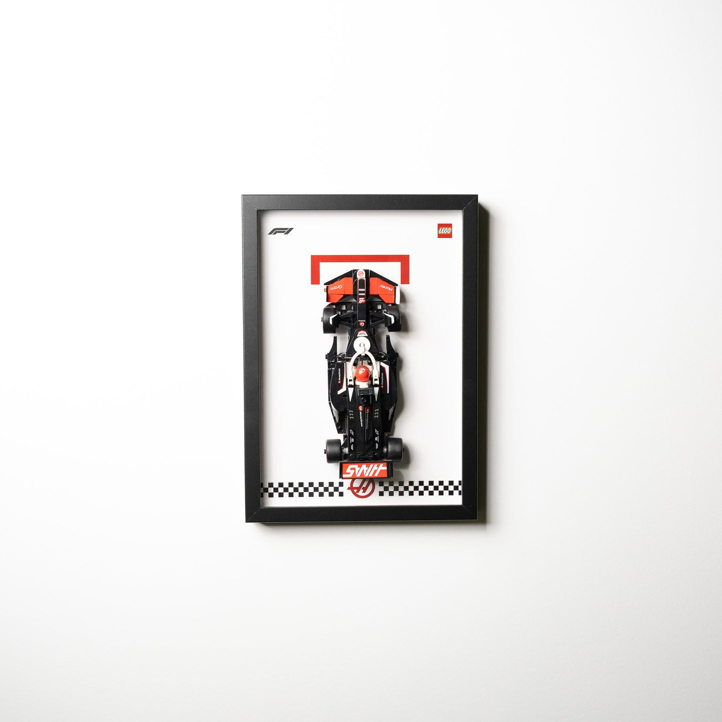 LEGO® F1 Speed Champions Display Frame – Wall Mount for F1 Cars