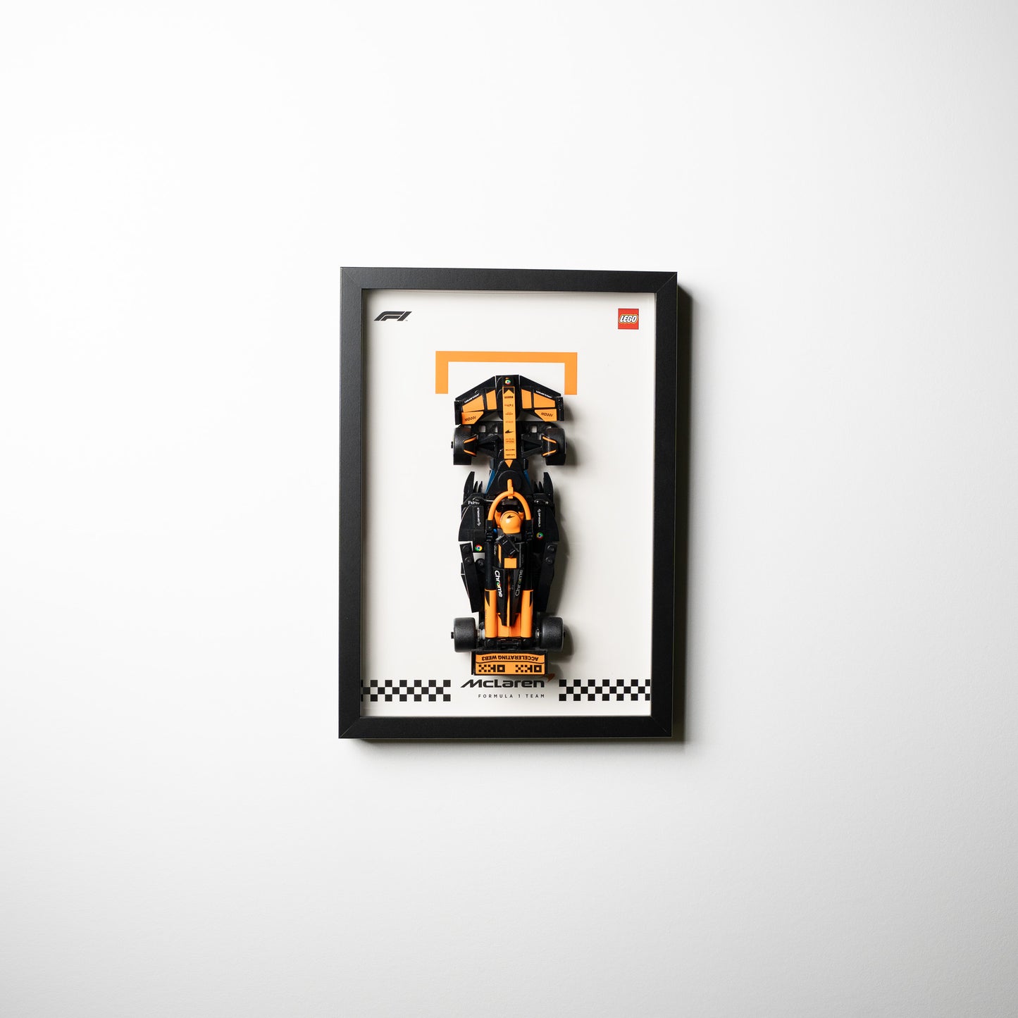 LEGO® F1 Speed Champions Display Frame – Wall Mount for F1 Cars
