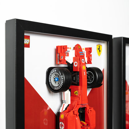 LEGO Icons F1 Display Frame – Senna, Williams FW14B & Ferrari F2004