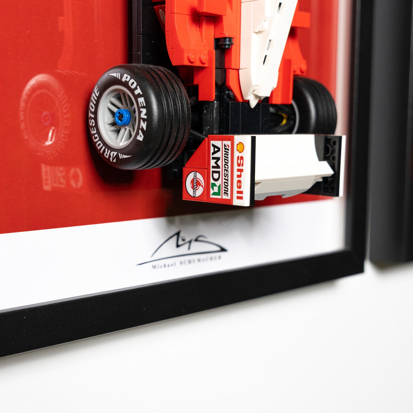 LEGO Icons F1 Display Frame – Senna, Williams FW14B & Ferrari F2004