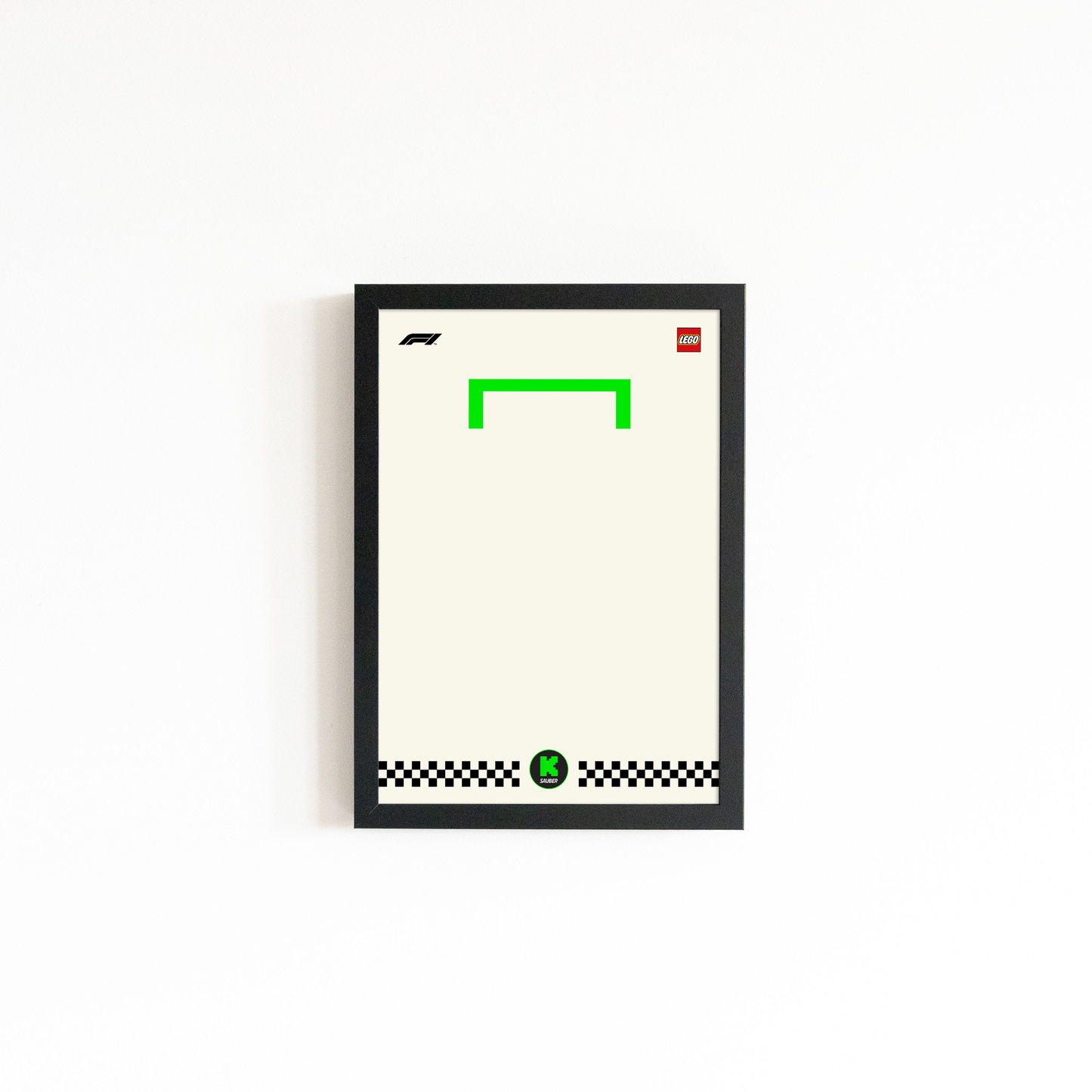 Framed Display for F1 LEGO® Speed Champions [Wall Mounted]