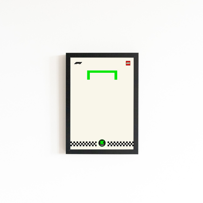 Framed Display for F1 LEGO® Speed Champions [Wall Mounted]