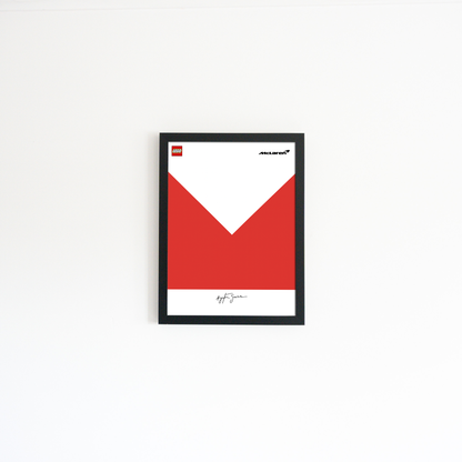 Framed Display for LEGO® ICONS™ McLaren MP4/4 [Wall Mounted]