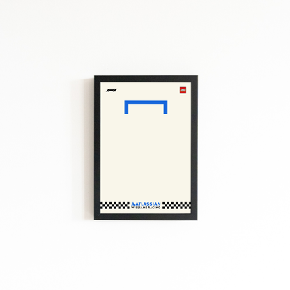 Framed Display for F1 LEGO® Speed Champions [Wall Mounted]
