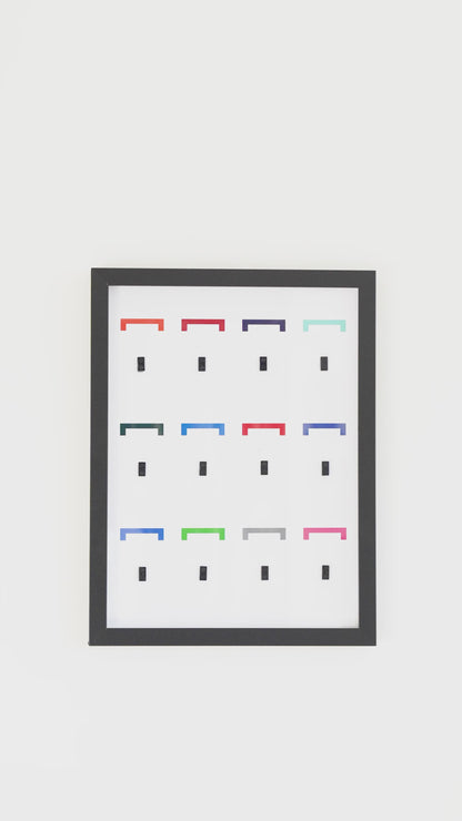 Display case for LEGO® F1® Collectible Race Cars